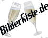 Silvester: Sekt - Sektgl�ser sto�en an (animiertes GIF)