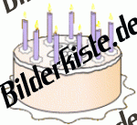 Geburtstag: Torten - mit Kerzen 2 (nicht animiert)