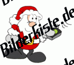 Weihnachten: Weihnachtsmann - mit Handsender (nicht animiert)