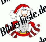 Weihnachten: Weihnachtsmann - sitzend (nicht animiert)