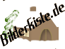 Winter: H�tten - mit Tanne (nicht animiert)
