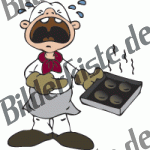 Handwerker: B�cker mit Br�tchen (verbrannt) -  (nicht animiert)