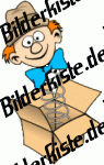 Geburtstag: Geschenke - Geschenk mit Harlekin 2  (nicht animiert)