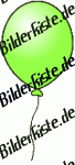 Baloons: Baloon - single green (not animated)