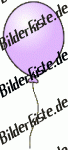 Luftballone: Luftballon - einzeln violet (nicht animiert)
