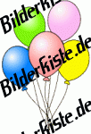 Luftballone: Luftballon - mehrere bunt 5 (nicht animiert)