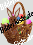 Easter: Easter basket - with bunny 2 (not animated)