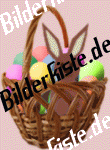 Easter: Easter basket - with bunny 8 (not animated)