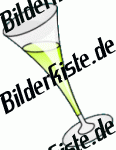 Silvetser: Sektglas 1 - schr�g (nicht animiert)