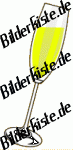 Silvetser: Sektglas 3 - schr�g (nicht animiert)
