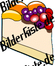 Geburtstag: Torten - St�ck Torte 6 mit Obst (nicht animiert)