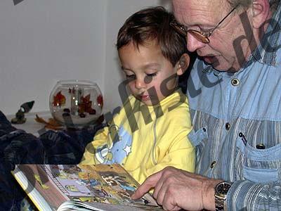 Opa mit Kind