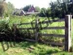 Wooden fence