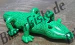 Krokodil als Luftmatratze