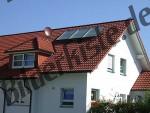 Haus mit  Solaranlage