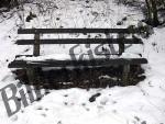 Snowbound bench