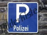 Polizei Schild