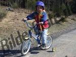 Child with bike