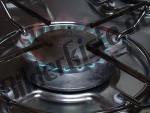 Gas cooker flame