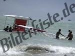 Catamaran capsized