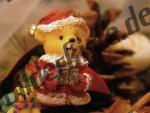 Christmas decoration teddy with present