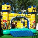 Bouncy castle/moonwalk with a child