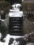 Treppe im Winter