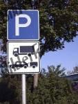 Verkehrszeichen Parkplatz
