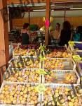 Small yellow plums at the market