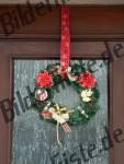 weihnachtskranz an T�r