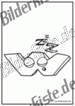 Buchstabe W mit Gesicht schl�ft