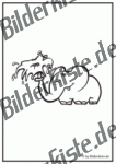 Elefant mit Blumen