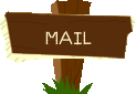 Button: Mail, gedrückt
