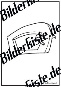 Buchstabe D mit Gesicht