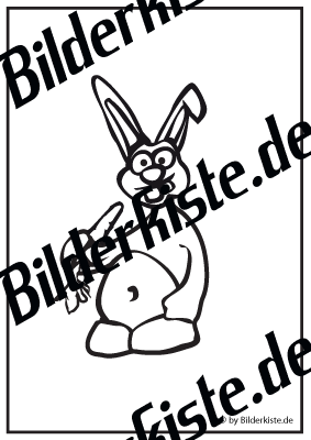 Hase mit Mhre