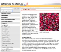 Artikel auf Schleswig-Hollstein.de