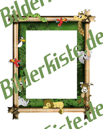 Frame with animals